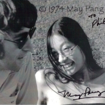 John Lennon and May Pang