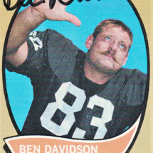 Ben Davidson Autograph