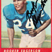 Booker Edgerson Autograph