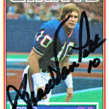 Brad Van Pelt Autograph