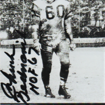 Chuck Bednarik Autograph