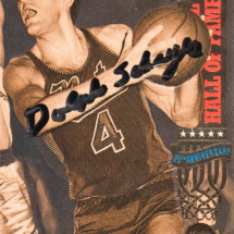 Dolph Schayes Autograph