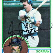 Gorman Thomas Autograph