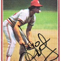 Ken Reitz Autograph