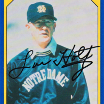 Lou Holtz Autograph