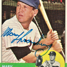 Marv Throneberry Autograph