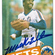 Mookie Wilson Autograph