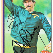 Rick Rhoden Autograph