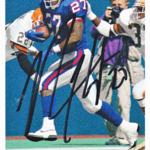 Rodney Hampton Autograph