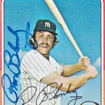 Ron Blomberg Autograph