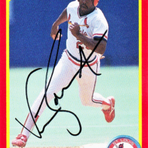 Vince Coleman Autograph