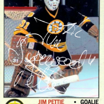 Jim Pettie Autograph