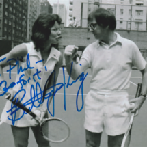 Billie Jean King Autograph