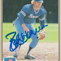 Bob Horner Autograph