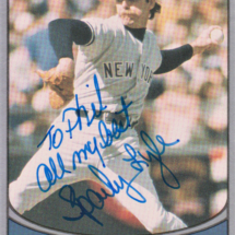 Sparky Lyle Autograph