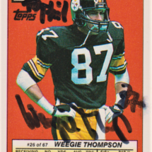 Weegie Thompson Autograph