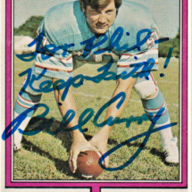 Bill Curry Autograph