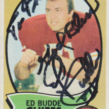 Ed Budde Autograph