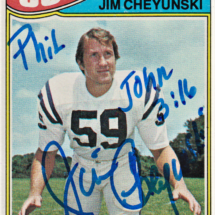 Jim Cheyunski Autograph