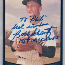 Bobby Shantz Autograph