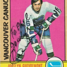 Jocelyn Guevremont Autograph