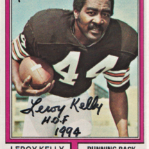 Leroy Kelly Autograph