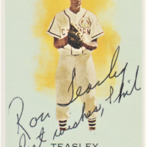 Ron Teasley Autograph