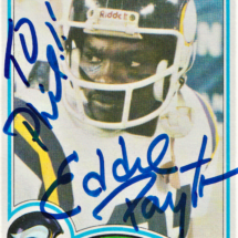 Eddie Payton Autograph