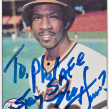 Vic Harris Autograph