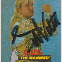 Greg 'The Hammer' Valentine Autograph