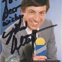 Marv Albert Autograph