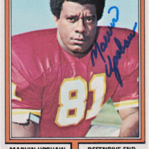 Marvin Upshaw Autograph