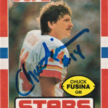 Chuck Fusina Autograph