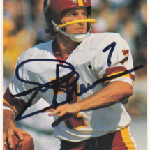 Joe Theismann Autograph