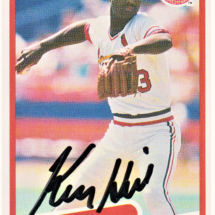 Ken Hill Autograph