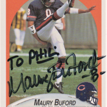 Maury Buford Autograph