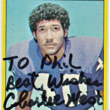 Charlie West Autograph