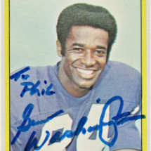 Gene Washington Minnesota Autograph