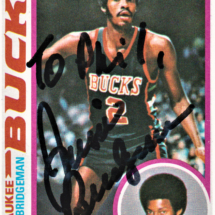 Junior Bridgeman Autograph