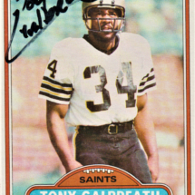 Tony Galbreath Autograph