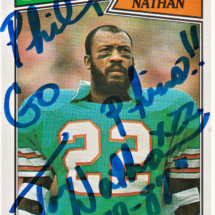 Tony Nathan Autograph