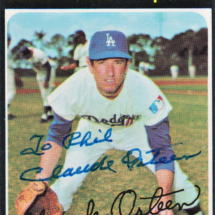 Claude Osteen Autograph