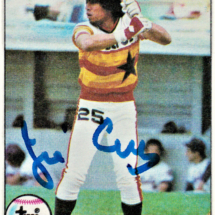 Jose Cruz, Sr. Autograph