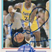 Michael Cooper Autograph