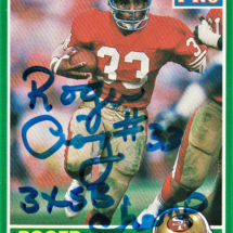 Roger Craig Autograph