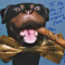 Triumph the Insult Comic Dog Autograph