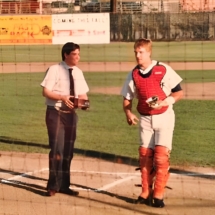 Chris Hoiles at East Field