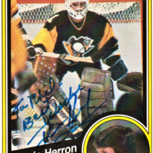 Denis Herron Autograph