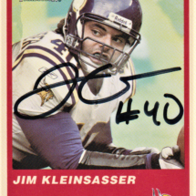 Jim Kleinsasser Autograph