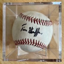 Tim Stauffer Autographed Baseball